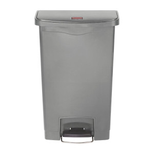 Harmaa etupoljinroskakori 50L - Hygieeninen & Käytännöllinen | Rubbermaid