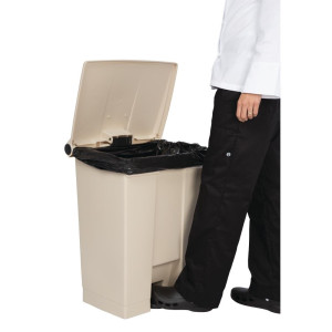 Beige Poljinroskis 68 L Rubbermaid Step-On: Laatu ja Käytännöllisyys