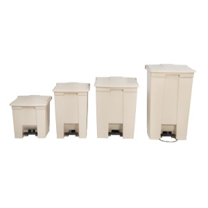 Beige Pedalbehållare 68 L Rubbermaid Step-On: Kvalitet och Praktikabilitet