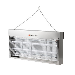 LED 20W Brushed Stainless Steel Insect Killer - Eazyzap: Efficient professional solution