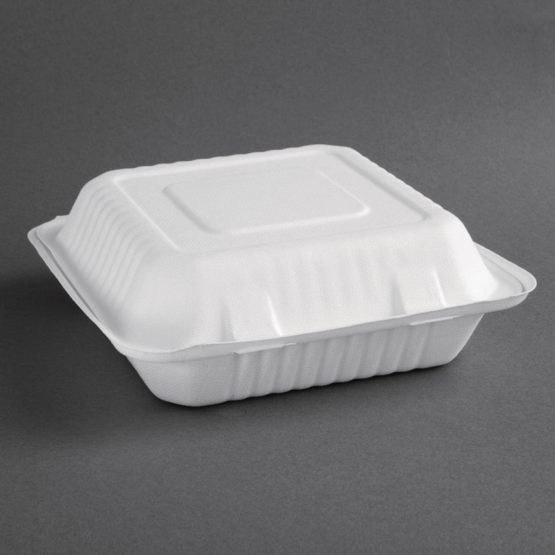 Saranatonta saranallista kompostoitavaa Bagasse 236mm - 200 kpl:n erä