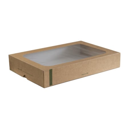 Boîtes compostables Vegware avec fenêtre - Lot de 25