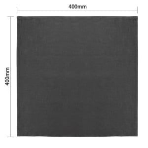 Black Linen Table Napkins 400x400mm - Set of 12: Elegance and Quality Olympia