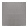 Grey linen table napkins 400 x 400 mm - Set of 12 - Olympia