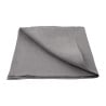 Serviettes de table en lin grises 400 x 400 mm - Lot de 12 - Olympia