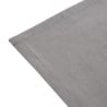 Grey linen table napkins 400 x 400 mm - Set of 12 - Olympia