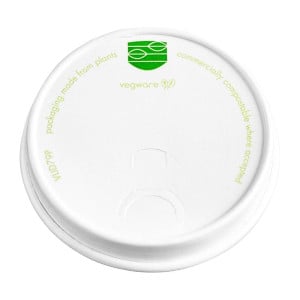 Hot drink cup lids made of paper series 79 Vegware - Pack of 1000