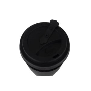 Reusable Black Bamboo Cup 340ml: practical and ecological