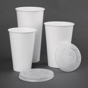 Pahviset mukit 340 ml - 1000 kpl, 80 mm - Kylmät juomat Fiesta kierrätettävä