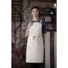 Gray Cotton Bib Apron Southside - Professional Kitchen