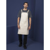Gray Cotton Bib Apron Southside - Professional Kitchen