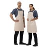 Gray Cotton Bib Apron Southside - Professional Kitchen