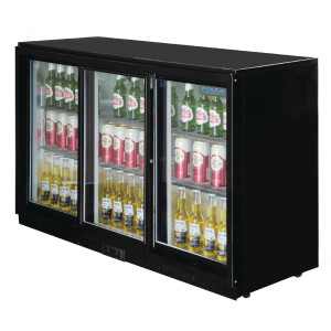 Refrigerated Back Bar with 3 Sliding Glass Doors 330 L - Polar - Performance and Reliability