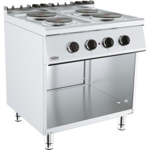 Professionell ugn 700 Elektrisk - 4 plattor - CombiSteel