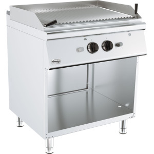 Grill med lavasten - Serie 700 - 800 mm - CombiSteel