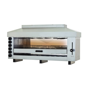 Salamanderi kaasulla - 6 lämmitysvyöhykettä - CombiSteel