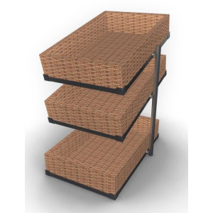 Brödkorg med 3 hyllor GN 1/1 - B 335 x D 620 mm - CombiSteel