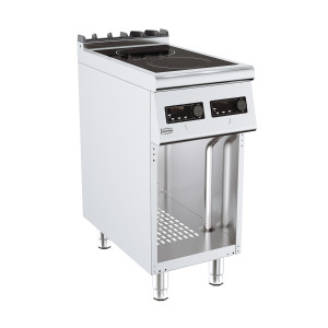 Professionell ugn 700 Elektrisk - 2 Induktionshällar - CombiSteel