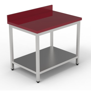 Leikkuupöytä irrotettavalla hyllyllä - 1200 x 700 - CombiSteel