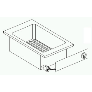 Inbyggbar Elektrisk Fritös Drop-In - 10 L - CombiSteel