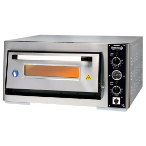 1-kammioinen pizzauuni - 6 pizzaa - 400 V - CombiSteel