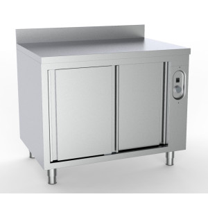 Lämmin kaappi selkänojalla, 2 ovea - L 1800 x S 700 mm - CombiSteel