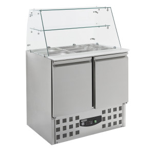 Saladette Kylskåp med 2 Dörrar - 240 L - CombiSteel