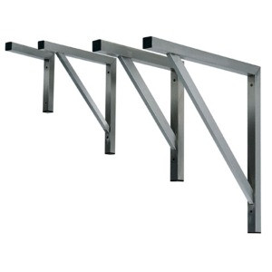 Tukiteline hyllylle ruostumattomasta teräksestä - 225 mm - CombiSteel