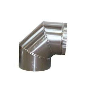 Kurva 90° i Rund - Ø 200 mm - CombiSteel
