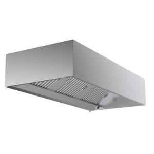 Djup kubisk huva 950 med LED - Längd 1000 mm - CombiSteel