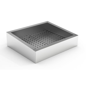 Ismaskin med lutande isbehållare och sidodränering - GN 2/1 - CombiSteel