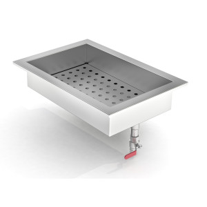 Integroitu Jäämurskalaatikko - GN 1/1 - CombiSteel