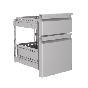 Block 2 Lådor för Kylbord - CombiSteel
