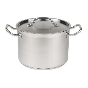 Rostfri gryta med lock - ø 36 cm - 22 L - CombiSteel