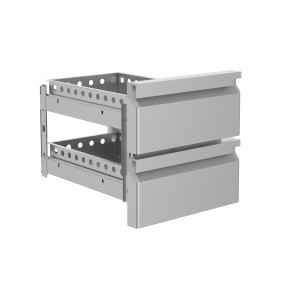 Block 2 Lådor för Kylbord D 600 mm - CombiSteel
