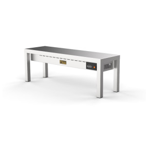 Keraaminen lämmitettävä pöytähylly - 1 taso - L 1400 x S 300 mm - CombiSteel