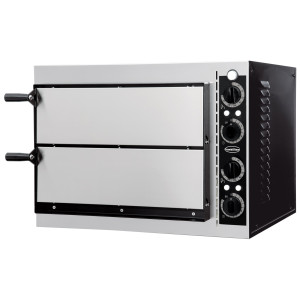 Pizzaugn med 2 kammare - 2 pizzor - 230 V - CombiSteel