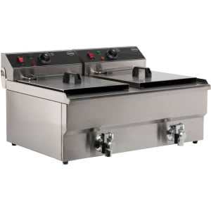 Friteuse Electrique à Poser - 2 x 10 L - CombiSteel