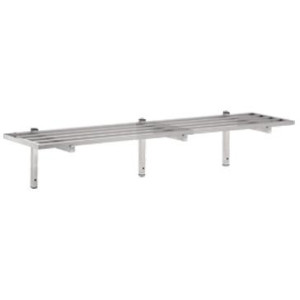 Seinähylly kaiteilla ja tuella - L 1800 x S 300 mm - CombiSteel