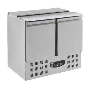 Saladette Kylskåp med 2 Dörrar - 230 L - 2 GN 1/1 och 3 GN 1/6