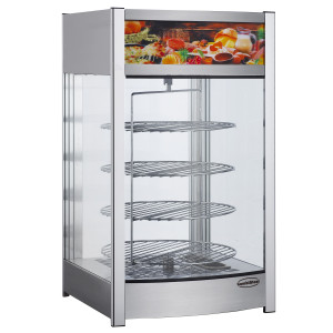 Rotating Heated Display Case to Place - 97 L - CombiSteel