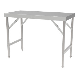 Stainless Steel Folding Table - L 1800 x D 700 mm - CombiSteel
