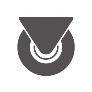 Pyörät pöydälle - 6 kpl - CombiSteel