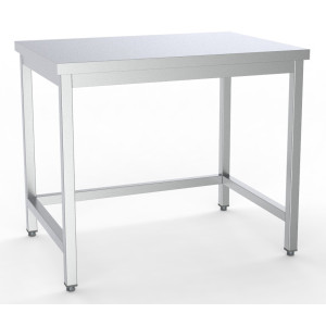 Inox-pöytä - L 1000 x S 600 mm - CombiSteel