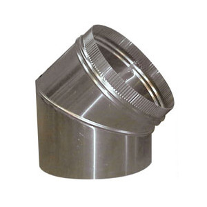 Kaarre 45° Ø 350 Liesituulettimelle - CombiSteel