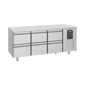 Table Réfrigérée Positive 6 GN 1/1 - 474 L - CombiSteel