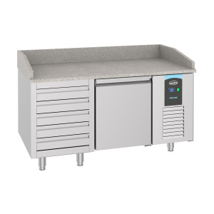 Pizza Cabinet with 1 Door and 5 Drawers - 380 L - CombiSteel