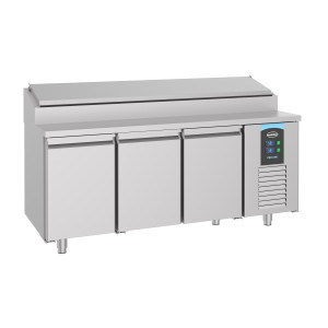Saladette Kylskåp med 3 Dörrar - 10 GN 1/3 - CombiSteel