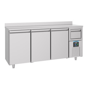 Table Réfrigérée Positive GN 1/1 avec Dosseret - 632 L - CombiSteel