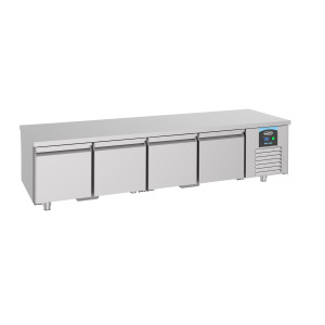 Positivt kylt bord GN 1/1 med 4 dörrar - 360 L - CombiSteel